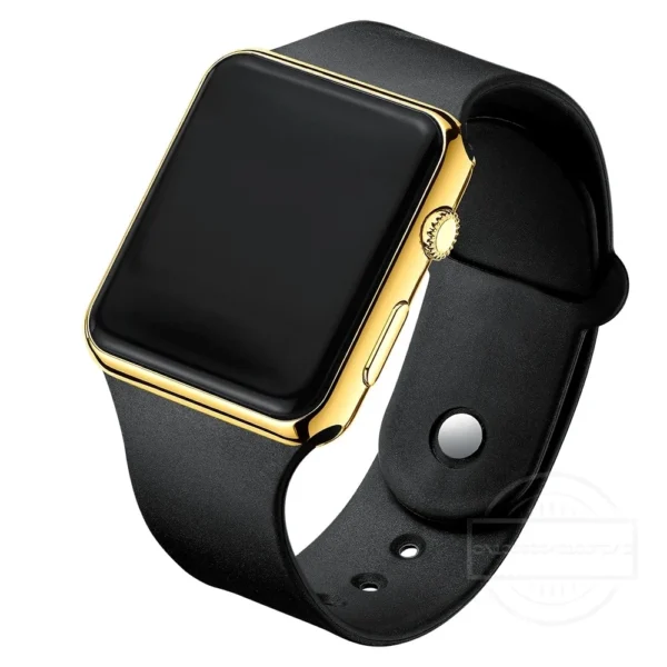 Simple Digital Watch for Men Women Fashion Sport LED Electronic Watch Black Silicone Wristband Casual Mens Watch Reloj Hombre - Image 4