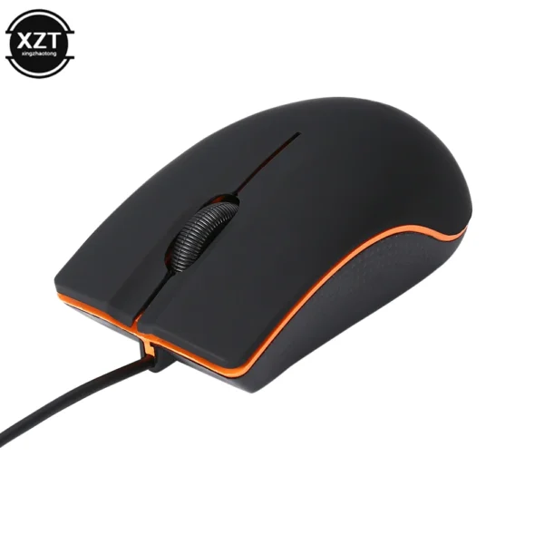 Ergonomic USB Mini Wired Mouse for PC Gaming and Comfort