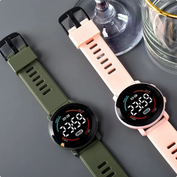 Couple Watches Fashion LED Digital Watch for Men Women Sport Silicone Casual Watch Electronic Clock New Boys Girls Student Clock - Image 3