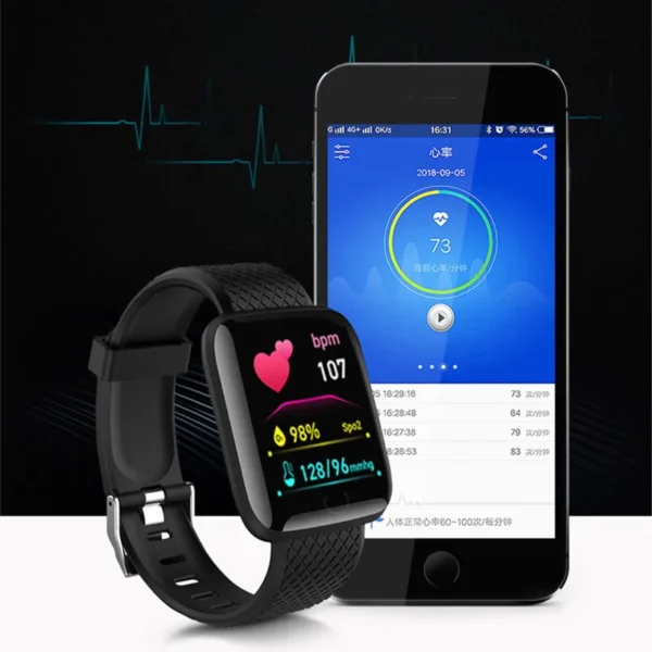 Digital Smart Sport Watch Men's Watches Led Electronic Wristwatch Women Bluetooth Male Fitness Message Heart Rate Body Sleep Kid - Image 2