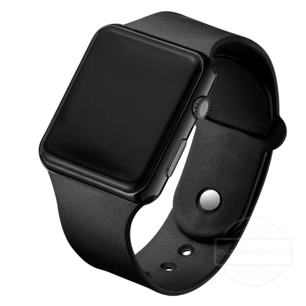 Simple Digital Watch for Men Women Fashion Sport LED Electronic Watch Black Silicone Wristband Casual Mens Watch Reloj Hombre - Image 3