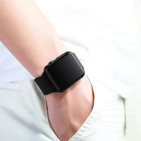 Simple Digital Watch for Men Women Fashion Sport LED Electronic Watch Black Silicone Wristband Casual Mens Watch Reloj Hombre - Image 6