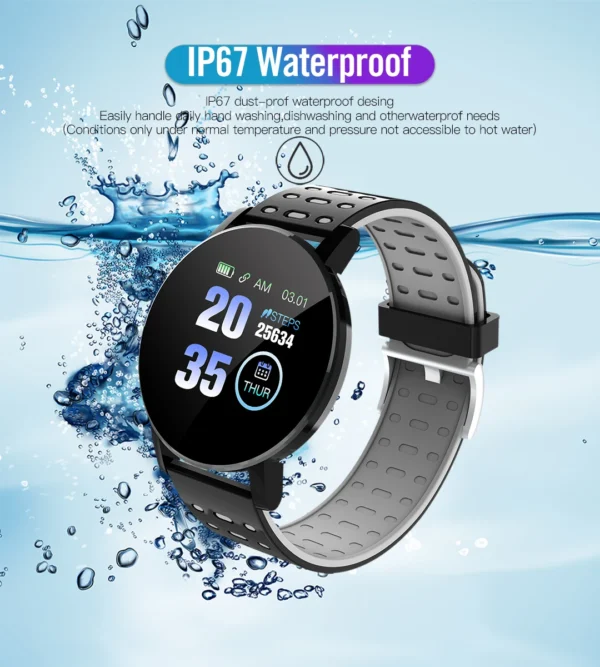 119S Smartwatch Bluetooth Smart Watch Men Blood Pressure Women Smart Band Clock Sports Fitness Tracker Watch For Android IOS - Image 4