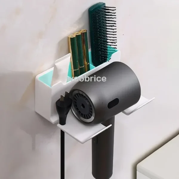 Shelf for Bathroom Dryer Cradle Wall Shelves Hair Dryer Holder Hairdryer Shower Organizer Box Toilet Blower Holder BathroomStuff - Image 5