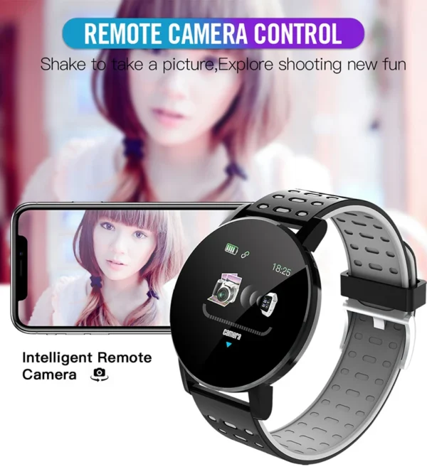 119S Smartwatch Bluetooth Smart Watch Men Blood Pressure Women Smart Band Clock Sports Fitness Tracker Watch For Android IOS - Image 6