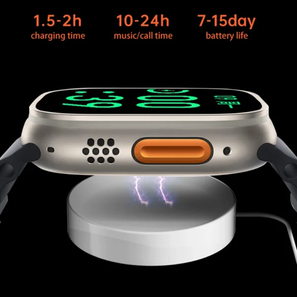 2025 new Smart Watch 9 ultra Pro MAX Gen 2 49mm Amoled Screen Smartwatch High Refresh Rate Wireless Charging Men Women For Sport - Image 2