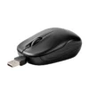 Retractable Wired Mouse Gaming Mouse High Quality Computer 1000DPI Optical Mouse Black