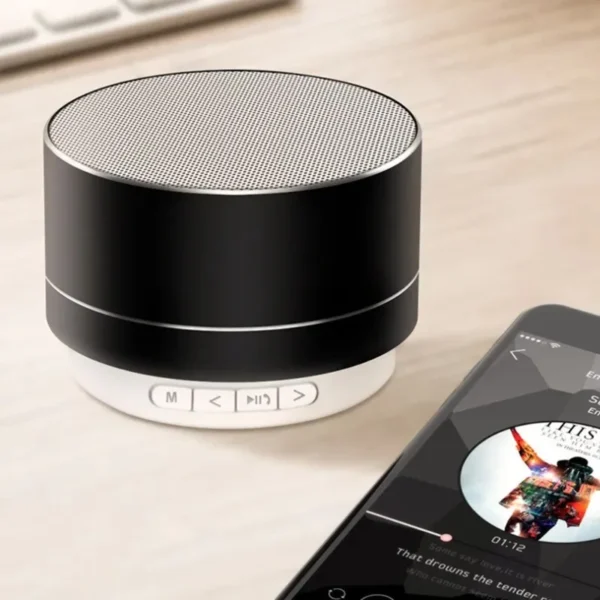 Wireless Bluetooth Speaker Small Steel Cannon Subwoofer Portable Mini Gift Card Bluetooth SpeakerColor - Image 4