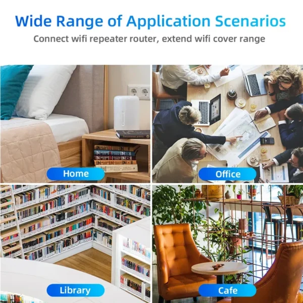 1200Mbps 2.4G 5GWiFi Dual Band Repeater Wireless Signal Range Extender Wi-Fi Amplifier Router Long Range Signal Booster For Home - Image 2