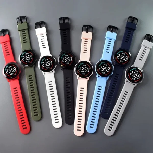 Couple Watches Fashion LED Digital Watch for Men Women Sport Silicone Casual Watch Electronic Clock New Boys Girls Student Clock - Image 2