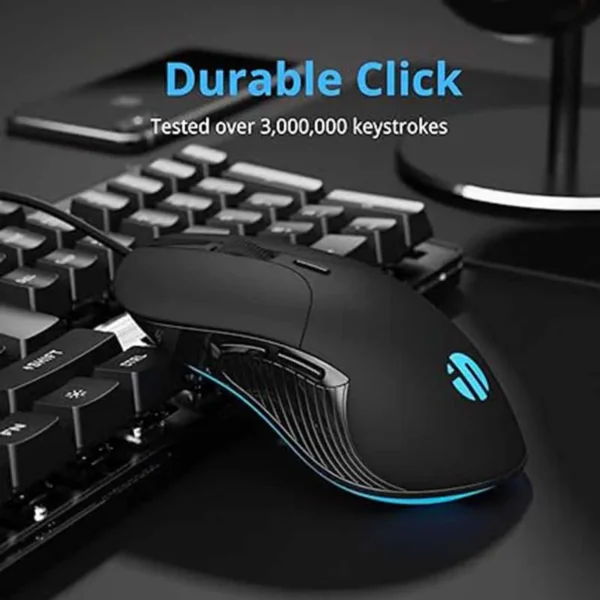 INPHIC B2 Wired Mouse 4-speed Adjustable DPI Silent Button E-sports Game Macro E-sports Usb Office Desktop Computer - Image 4