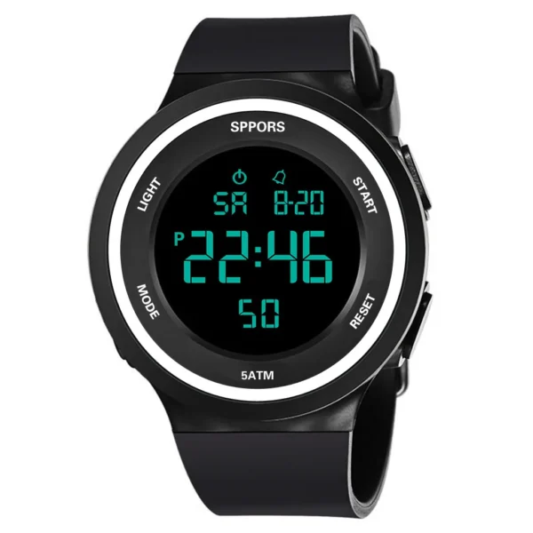 Luminous Watches Mens Electronic Watch Military Watches Waterproof swim Outdoor Sport Wristwatch Silicone Fashion Hours Relojes - Image 5