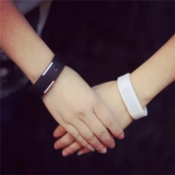 New Digital LED Watches Candy Color Silicone Rubber Touch Screen Digital Watches Women Men Children Bracelet Sports Wristwatch - Image 4