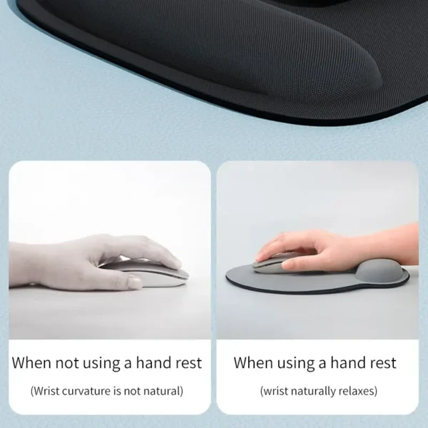 Mouse Pad Memory Foam with Wrist Support Rest Ergonomic Comfortable Size: 210*230 - Image 4