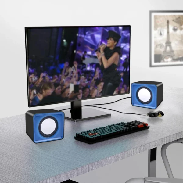PC Speaker For Computer Laptop Notebook Desktop Caixa De Som Mini Sound Box Music Bocina Column Acoustics Coluna Audio System - Image 2