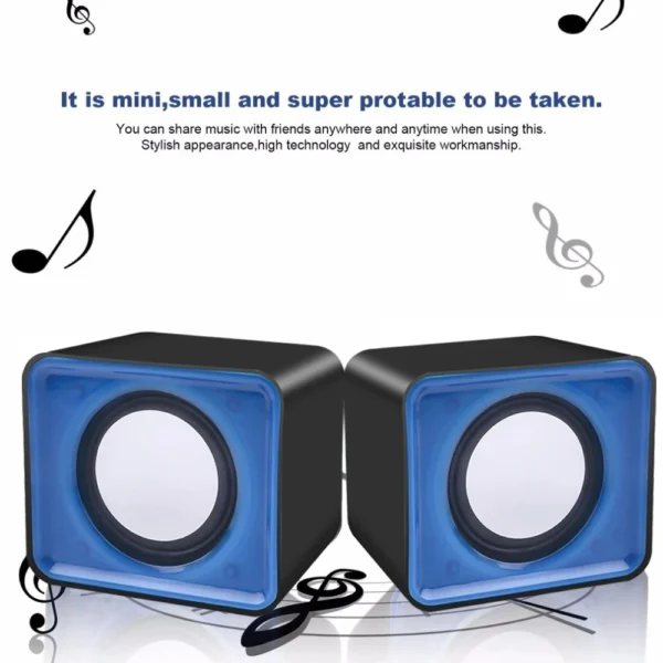 PC Speaker For Computer Laptop Notebook Desktop Caixa De Som Mini Sound Box Music Bocina Column Acoustics Coluna Audio System - Image 5