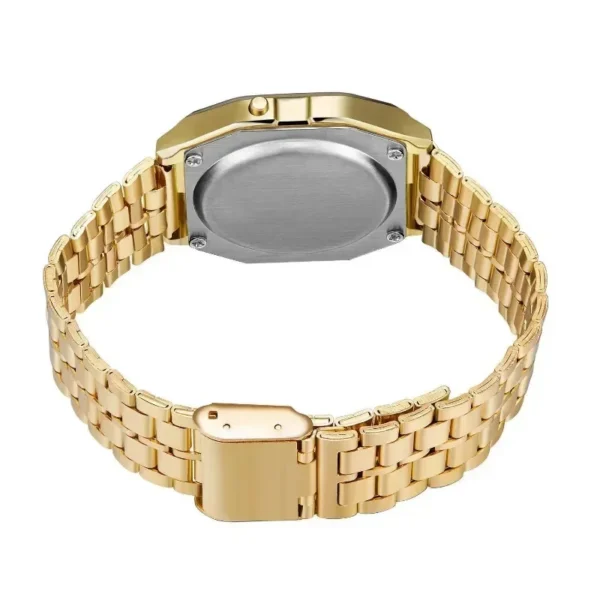 Fashion Mens Watch Digital Led Luxury Stainless Steel Square Wristwatch Electronic Watches for Men Female Clock Reloj Hombre - Image 6