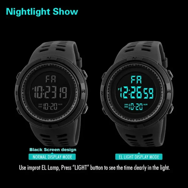 YIKAZE Y01 Military Men Sports Wristwatch Multifunction - Image 4