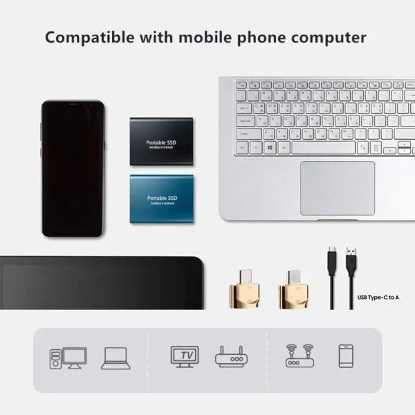 1.8" disco duro externo USB 3.0 Type C ssd external hard drive 500GB 1TB 2TB for laptops Desktop - Image 6
