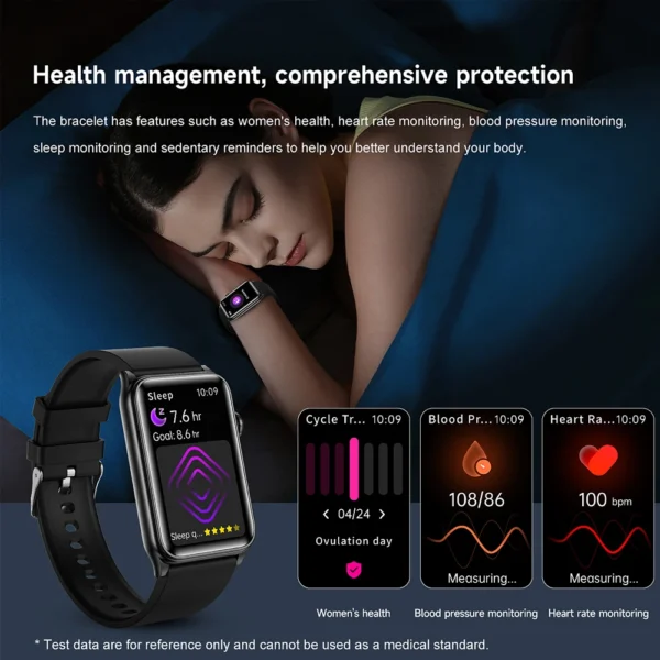 2025 New AI Medical Diagnostic Blood Sugar Smart Watch Men Multi Sports Heart Rate Voice Bluetooth Call Health Smartwatch Women - Image 4
