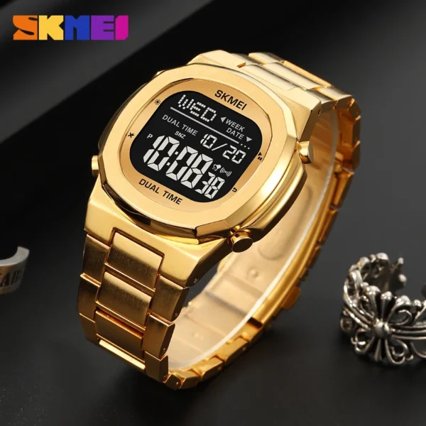 SKMEI 2004 Sport Digital Watch for Men Luxury Electronic Alarm Clock Calendar Waterproof Mens Wristwatches 2036 reloj hombre - Image 5