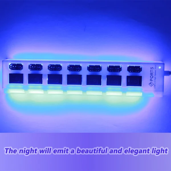 USB 2.0 Hub Use Power Adapter 4/7 Port - Image 6
