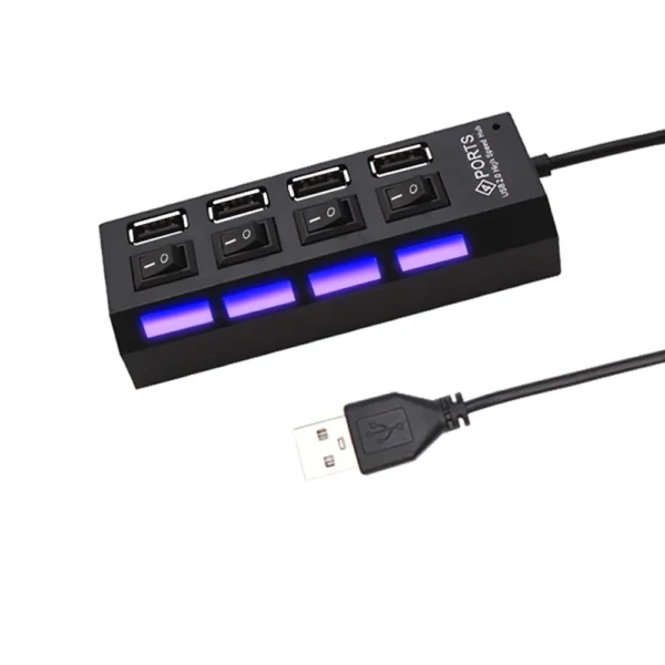 USB 2.0 Hub Use Power Adapter 4/7 Port - Image 4