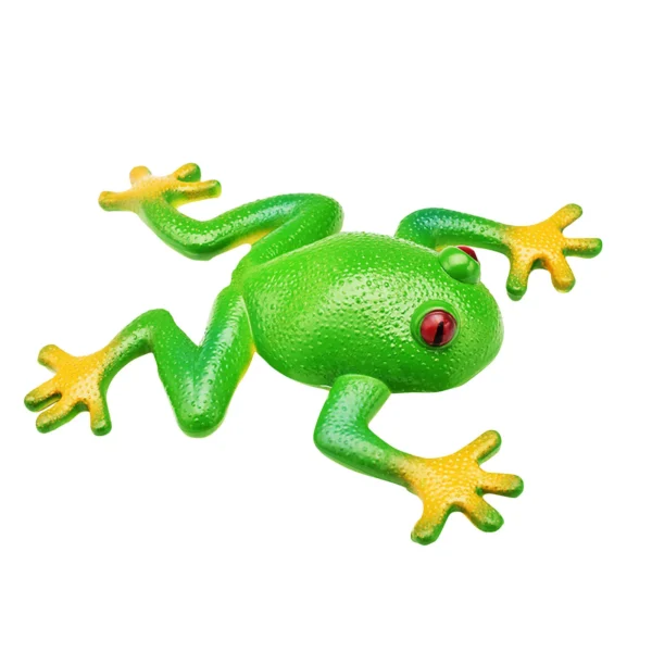 Simulation Frog Model Ornaments Soft Rubber Fake Frog Creative Compulsion Vent Frog Toys Children's Gift Sensory Toys - Image 2