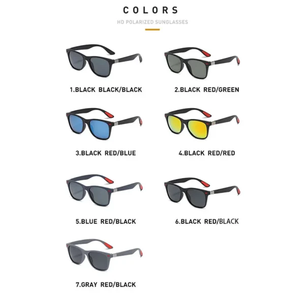 Night Vision Glasses PC Frame Polarized Sunglasses Men Outdoor Sport Sun Glasses Day Night Vision Driver Night Glasses Goggles - Image 5