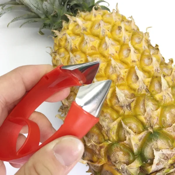 Stainless Steel Profession Pineapple Eye Peeler Cutter Seed Remover Clip Tweezer Fruit Slicer Tools Kitchen Gadget For Home - Image 2