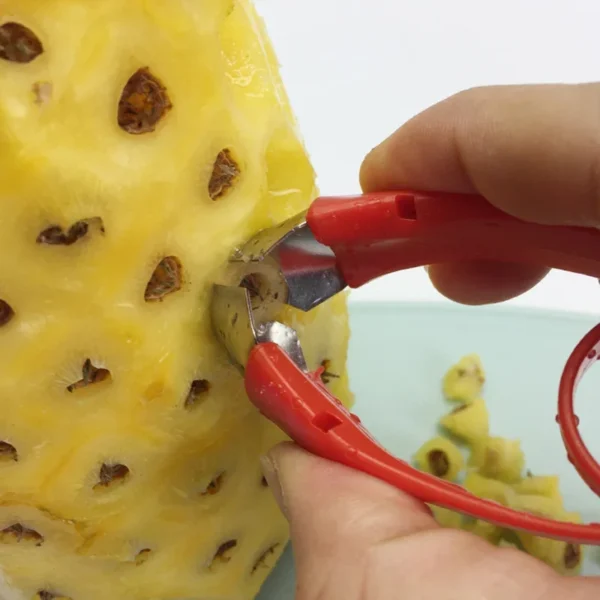 Stainless Steel Profession Pineapple Eye Peeler Cutter Seed Remover Clip Tweezer Fruit Slicer Tools Kitchen Gadget For Home