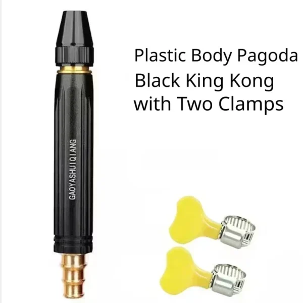 High-Pressure Water Gun Household Car Wash Water Black Car Wash Nozzle Diamond Water Car Wash Gun Watering Pipe - Image 6