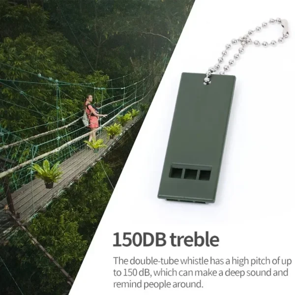 3-Frequency Whistle High Decibel Survival Portable Outdoor Multiple Audio Whistle Camping Emergency Hiking Accessories Edc Tool - Image 4