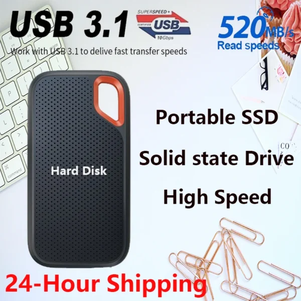 Original Solid State Drive 256TB Portable SSD 2TB High-speed External Hard Drive 4TB Mass Hard Disk for Laptops/PC/Phone/MAC - Image 6