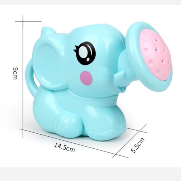 Baby Bath Toys Lovely Plastic Elephant Shape Water Spray for Baby Shower Swimming Toys Kids Gift Storage Mesh Bag Baby Kids Toy - Image 6