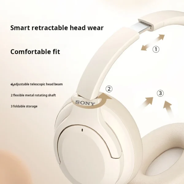 SONY D2-ANC Wireless Headphones Bluetooth 5.3 Earphones Foldable - Image 3