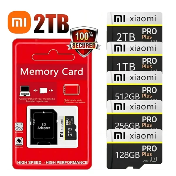 Xiaomi Real Capacity Micro TF SD Card 512GB 256GB SD Memory Card 2TB 1TB Cartao De Memoria 128GB For Sony Lenovo Nintendo Switch