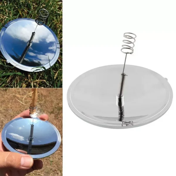 Solar Lighter Outdoor Fire Ignition Waterproof Windproof Emergency Travel Kits Portable Camping Hiking Wild Survival Tool Gear - Image 6