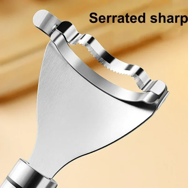 Stainless Steel Corn Peeler Serrated Corn Stripper Peelers Cob Shaver Planer Thresher Cutter Kitchen Fruit Vegetable Gadget Tool - Image 5