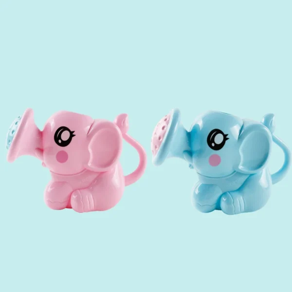 Baby Bath Toys Lovely Plastic Elephant Shape Water Spray for Baby Shower Swimming Toys Kids Gift Storage Mesh Bag Baby Kids Toy - Image 5