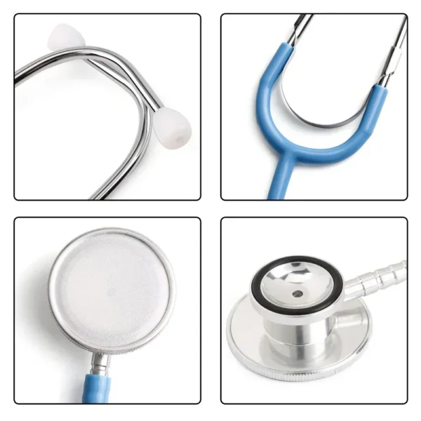 Dual Head Stethoscope Medical Device Professional Doctor Nurse Double Head Stethoscope Cardiology Medical Equipment Student Vet - Image 2