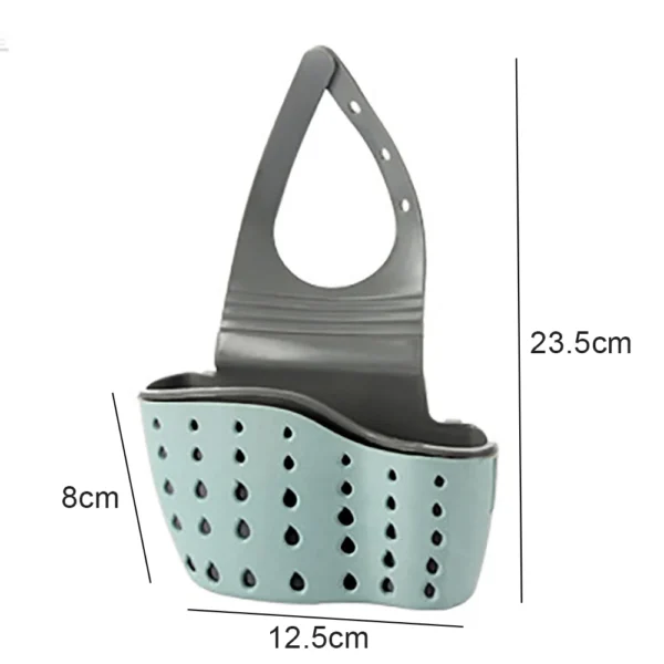Home Storage Drain Basket Kitchen Sink Holder Adjustable Soap Sponge Shlf Hanging Drain Basket Bag Kitchen Accessories - Image 6