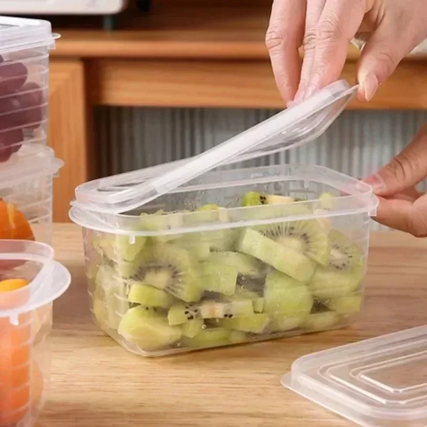 10/1PCS Frozen Meat Dispenser Box Refrigerator Special Food Grade Preservation Box Home Kitchen Sealing Plastic Storage Supplies - Image 5