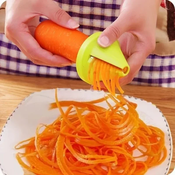 Spiralizer Vegetable Slicer,Handheld Spiralizer Vegetable Fruit Zucchini Noodle Maker Grater Slicer Cutters, Kitchen Gadget