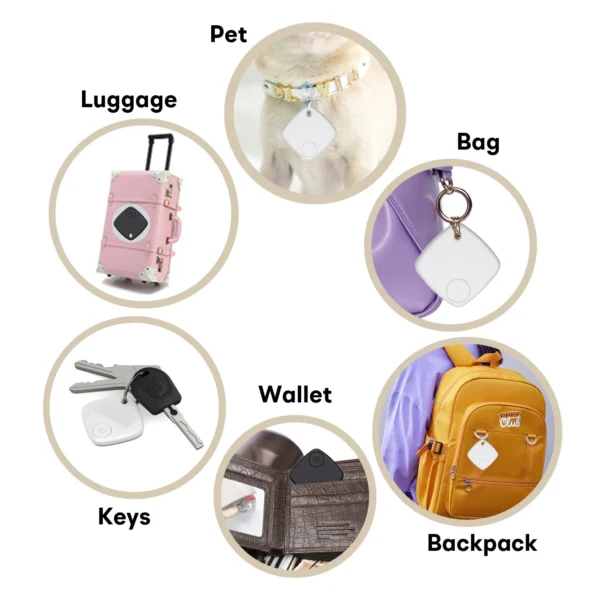 Original Xiaomi Mini Smart Tracker Pet Elderly Children Finder Location Suitable for Smartphones Anti-Lost Device Alarm Tracker - Image 6