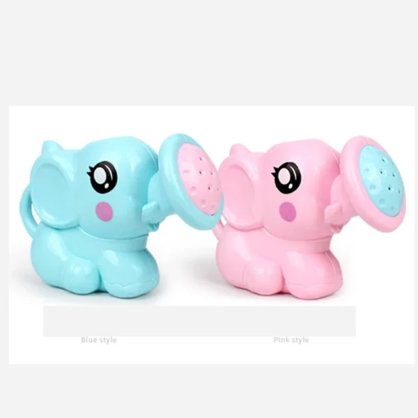 Baby Bath Toys Lovely Plastic Elephant Shape Water Spray for Baby Shower Swimming Toys Kids Gift Storage Mesh Bag Baby Kids Toy - Image 4