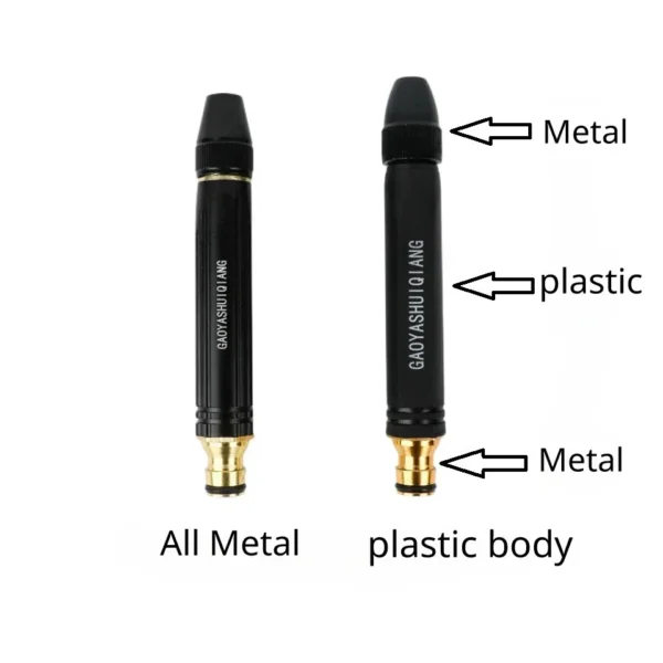 High-Pressure Water Gun Household Car Wash Water Black Car Wash Nozzle Diamond Water Car Wash Gun Watering Pipe - Image 4