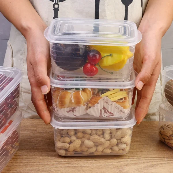 10/1PCS Frozen Meat Dispenser Box Refrigerator Special Food Grade Preservation Box Home Kitchen Sealing Plastic Storage Supplies - Image 6
