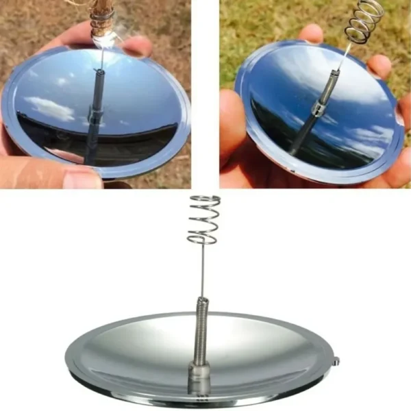 Solar Lighter Outdoor Fire Ignition Waterproof Windproof Emergency Travel Kits Portable Camping Hiking Wild Survival Tool Gear - Image 2