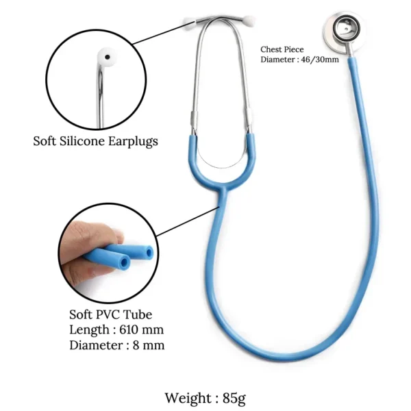 Dual Head Stethoscope Medical Device Professional Doctor Nurse Double Head Stethoscope Cardiology Medical Equipment Student Vet - Image 4